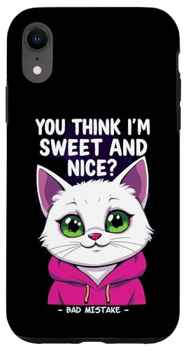 Süße weiße Katze – Sweet Bad Fehler 1 – Fan Fun Hülle für iPhone XR Süße weiße Katze – Sweet Bad Fehler 1 – Fan Fun Hülle für iPhone XR von EDDArt