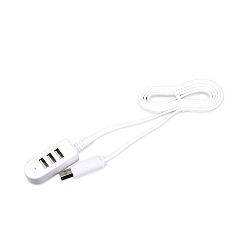 Mehrfach USB Ladegerät, Multifunktions-Mini-USB-3usb-Ladegerät-Konverter Verlängerungsleitung Erweiterung Multi-Port(30CM) von EDEDE