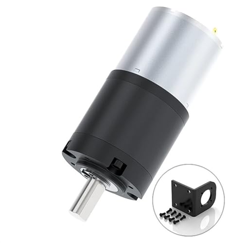 Schrittmotor, 36GP-3530 Planetengetriebemotor, 12 V, 24 V, einstellbare Geschwindigkeit, 8 U/min ~ 1621 U/min, Mikro-DC-Bürstenmotor mit Drehmoment(1621RPM,12V Bracket Motor) von EDEDE