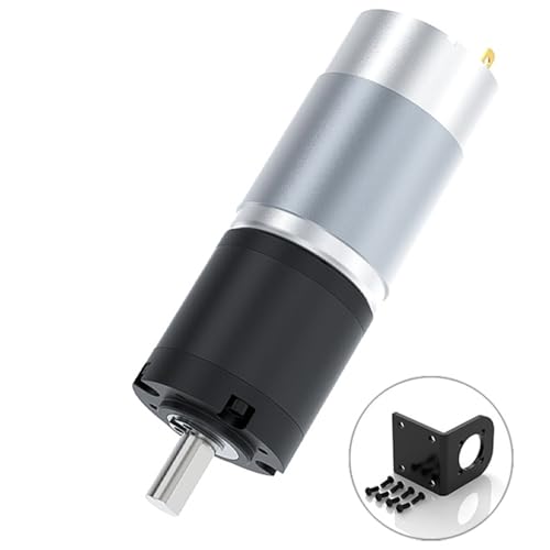 Schrittmotor, 36GP-555 DC-Getriebemotor, 12 V/24 V, vorwärts und rückwärts, einstellbare Geschwindigkeit, hohes Drehmoment, 11 PRM ~ 2160 PRM, Planetengetriebe-Bürstenmotor(30RPM,24V Single Motor) von EDEDE
