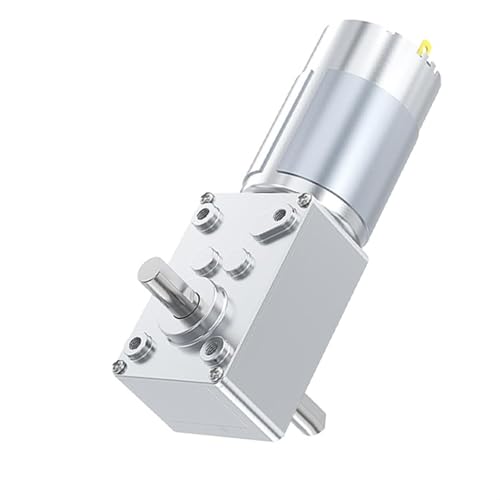 Schrittmotor, 5840-555 Miniatur-Bürsten-Gleichstrommotor 12V24V Bidirektionale D-Achse 11RPM ~ 470RPM Metallgetriebe Vorwärts- und Rückwärtsschaltgetriebemotor(27RPM,12V Bracket Motor) von EDEDE