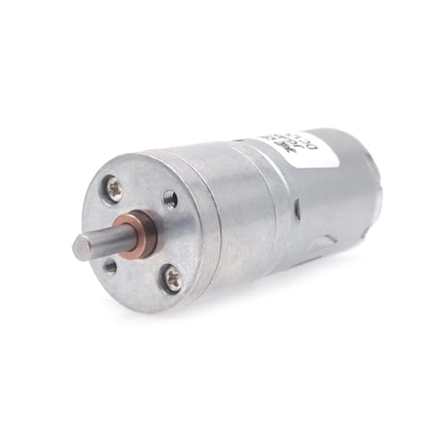 Schrittmotor, JGA25-370 Getriebemotor, Gleichstrommotor, 6 V, 12 V, 24 V, elektrischer Getriebemotor, hohes Drehmoment, 5/10/15/30/60/100/150/200/300/400/500/1000/1200 U/min(A4,6V) von EDEDE