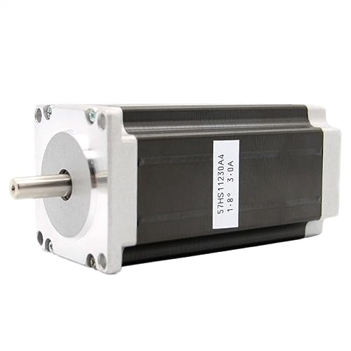 Schrittmotor, NEMA23 Schrittmotor 57x112mm 4-adrig 3A 3N.m/Nema 23 Motor 112mm 428Oz-in for 3D-Drucker for CNC-Gravur-Fräsmaschine(4.2A Single Shaft) von EDEDE
