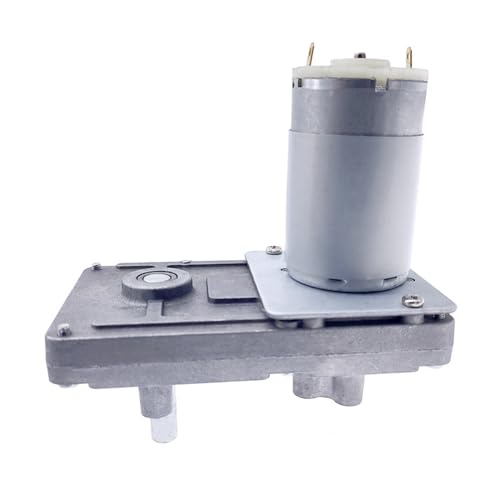 Schrittmotor, Schneckengetriebemotor, 12 V, Reduzierstück, 20–157 U/min, Gleichstrom, hohes Drehmoment, Elektromotor, Metallgetriebe, selbstsperrend, for Automatisierungsgeräte(12V 120RPM) von EDEDE