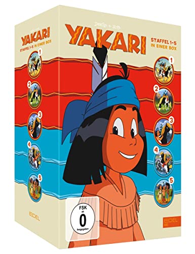 Yakari - DVD Staffelbox - Die kompletten 5 Staffeln zur TV-Serie [12 DVDs] von EDEL Music & Entertainm.