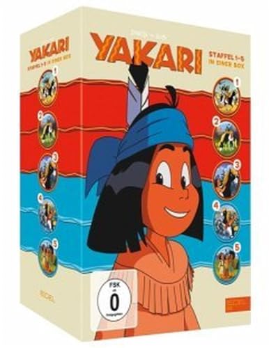 Yakari - DVD Staffelbox - Die kompletten 5 Staffeln zur TV-Serie [12 DVDs] von Edel:Kids (Edel)
