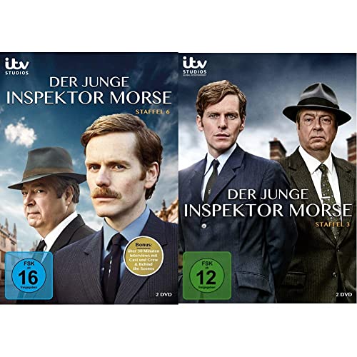 Der junge Inspektor Morse - Staffel 6 [2 DVDs] & Der junge Inspektor Morse - Staffel 3 [2 DVDs] von EDEL Music & Entertainmen