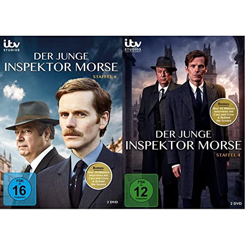 Der junge Inspektor Morse - Staffel 6 [2 DVDs] & Der junge Inspektor Morse - Staffel 4 [2 DVDs] von EDEL Music & Entertainmen