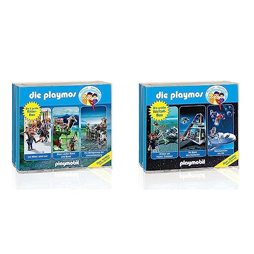 Die Playmos - Die 2. große Ritterbox (Original Playmobil Hörspiele) & Die Playmos - Die große Weltallbox (Original Playmobil Hörspiele) von EDEL Music & Entertainmen