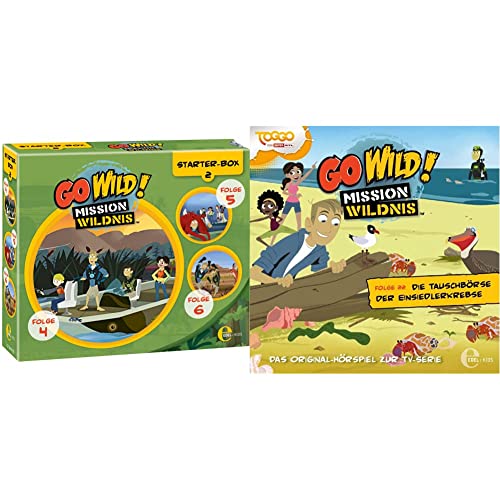 Go Wild! Mission Wildnis - Starter-Box 2 (4 - 6) - Die Original-Hörspiel & Go Wild! - Mission Wildnis - %22Die Tauschbörse der Einsiedlerkrebse%22, Das Original-Hörspiel zur TV-Serie, Folge 22 von EDEL Music & Entertainmen