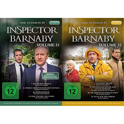 Inspector Barnaby Vol. 31 [4 DVDs] & Inspector Barnaby Vol. 32 (DVD) von EDEL Music & Entertainmen