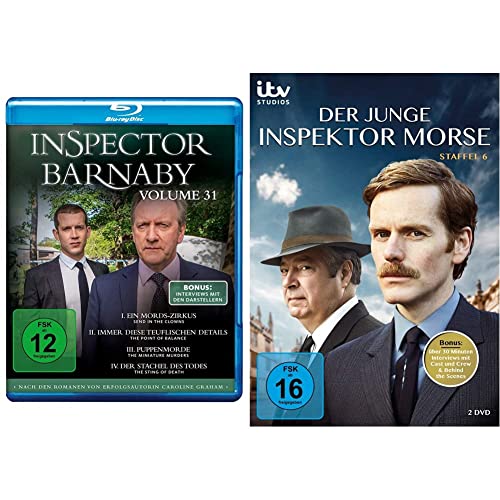 Inspector Barnaby Vol. 31 [Blu-ray] & Der junge Inspektor Morse - Staffel 6 [2 DVDs] von EDEL Music & Entertainmen