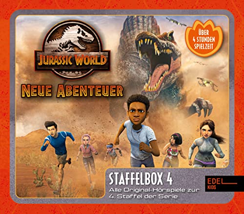 Jurassic World - Neue Abenteuer: Alle Original-Hörspiele zur 4. Staffel (Folge 27 - 37) - [Hörspiel-Staffelbox mit 3 CDs] von EDEL Music & Entertainmen