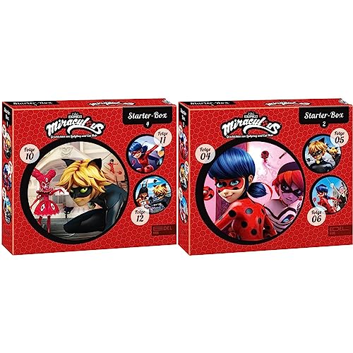 Miraculous - Starter-Box 4 (10 - 12) - Die Original-Hörspiele zur TV-Serie & Miraculous - Starter-Box 2 (4 - 6) - Die Original-Hörspiele zur TV-Serie von EDEL Music & Entertainmen