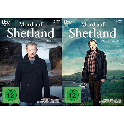Mord auf Shetland Staffel 4 [3 DVDs] & Mord auf Shetland - Pilotfilm & Staffel 1 [4 DVDs] von EDEL Music & Entertainmen