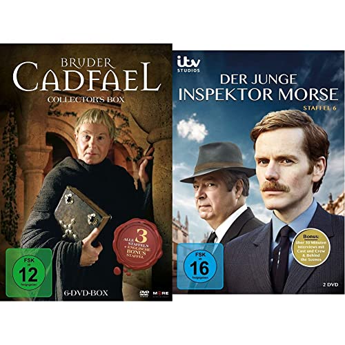 Bruder Cadfael - Collector's Box [6 DVDs] & Der junge Inspektor Morse - Staffel 6 [2 DVDs] von EDEL