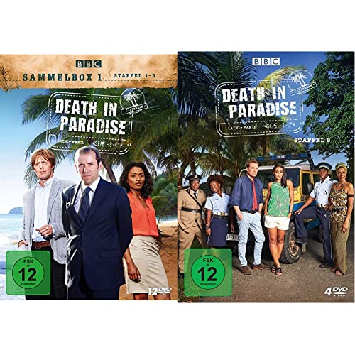 Death in Paradise - Sammelbox 1 [12 DVDs] & Death in Paradise - Staffel 8 [4 DVDs] von EDEL