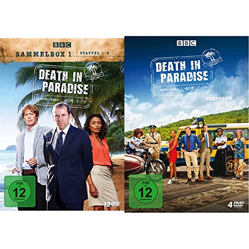 Death in Paradise - Sammelbox 1 [12 DVDs] & Death in Paradise - Staffel 9 [4 DVDs] von EDEL