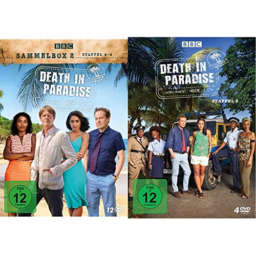 Death in Paradise - Sammelbox 2 [12 DVDs] & Death in Paradise - Staffel 8 [4 DVDs] von EDEL