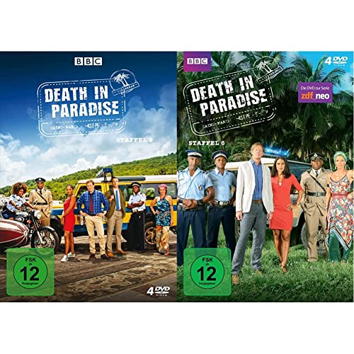 Death in Paradise - Staffel 9 [4 DVDs] & Death in Paradise - Staffel 6 [4 DVDs] von EDEL