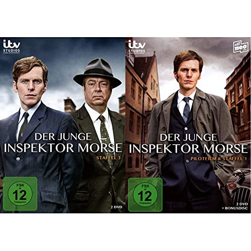 Der junge Inspektor Morse - Staffel 3 [2 DVDs] & Der junge Inspektor Morse - Pilotfilm & Staffel 1 [3 DVDs] von EDEL