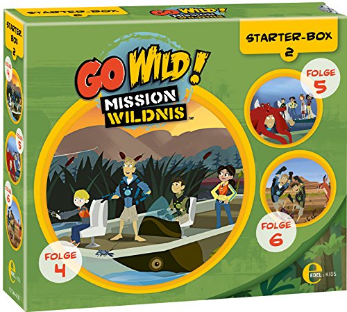 Go Wild! Mission Wildnis - Starter-Box 2 (4 - 6) - Die Original-Hörspiel zur TV-Serie von EDEL