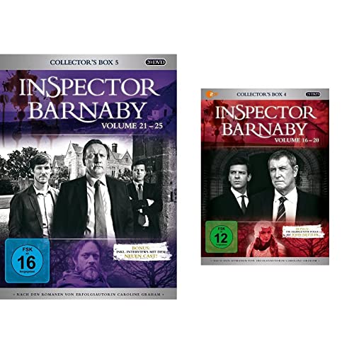 Inspector Barnaby - Collector's Box 5, Vol. 21-25 (20 Discs) & Inspector Barnaby - Collector's Box 4, Vol. 16-20 (21 Discs) von EDEL