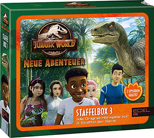 Jurassic World - Neue Abenteuer: Alle Original-Hörspiele zur 3. Staffel (Folge 17 - 26) - [Hörspiel-Staffelbox mit 3 CDs] von EDEL