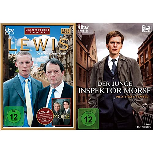 Lewis - Der Oxford Krimi - Collector's Box 1 [13 DVDs] & Der junge Inspektor Morse - Pilotfilm & Staffel 1 [3 DVDs] von EDEL