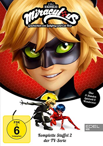 Miraculous - Geschichten von Ladybug & Cat Noir - Die komplette 2. Staffel [3 DVDs] von EDEL