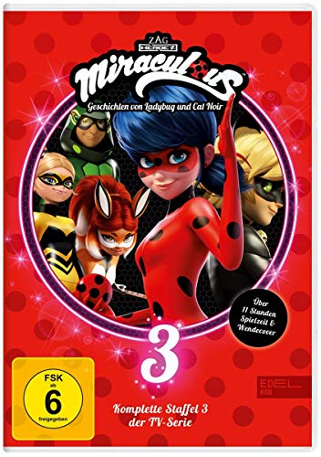 Miraculous - Geschichten von Ladybug & Cat Noir - Die komplette 3. Staffel [3 DVDs] von EDEL