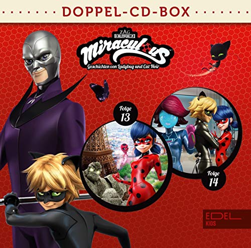 Miraculous - Geschichten von Ladybug und Cat Noir - Doppel-CD-Box (Folgen 13 + 14) von EDEL