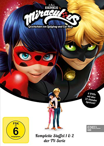 Miraculous - Geschichten von Ladybug & Cat Noir - Staffelbox (1 +2) - Die DVD zur TV-Serie von EDEL