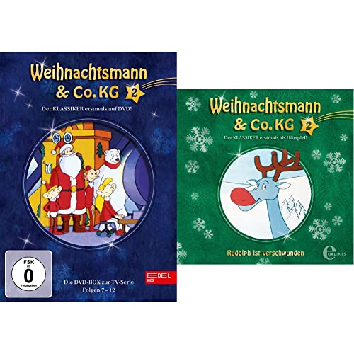 Weihnachtsmann & Co.KG - DVD-Box 2 (Folgen 7-12) [2 DVDs] & Rudolph ist verschwunden (2) - Das Original-Hörspiel zur TV-Serie von EDEL