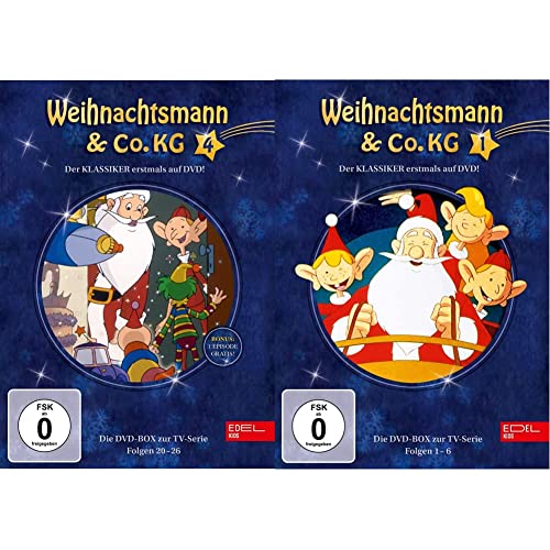 Weihnachtsmann & Co.KG - DVD-Box 4 (Folgen 20-26) & Weihnachtsmann & Co.KG - DVD-Box 1 (Folgen 1-6) [2 DVDs] von EDEL