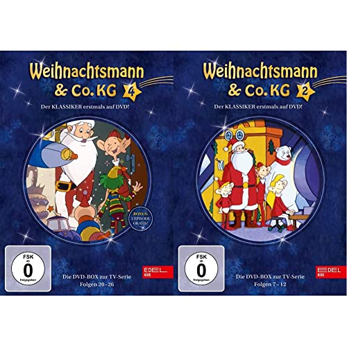 Weihnachtsmann & Co.KG - DVD-Box 4 (Folgen 20-26) & Weihnachtsmann & Co.KG - DVD-Box 2 (Folgen 7-12) [2 DVDs] von EDEL