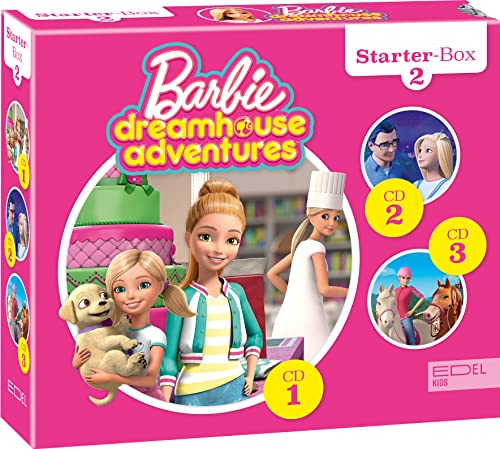 Barbie Dreamhouse Adventures - Starter-Box 2 (4 - 6) - Die Original-Hörspiele zur TV-Serie von EDELKIDS