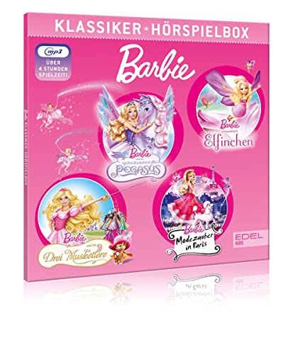 Barbie - Klassiker Hörspielbox mit vier Geschichten (mp3-CD) - Mehr als 4 Stunden Spielzeit von EDELKIDS