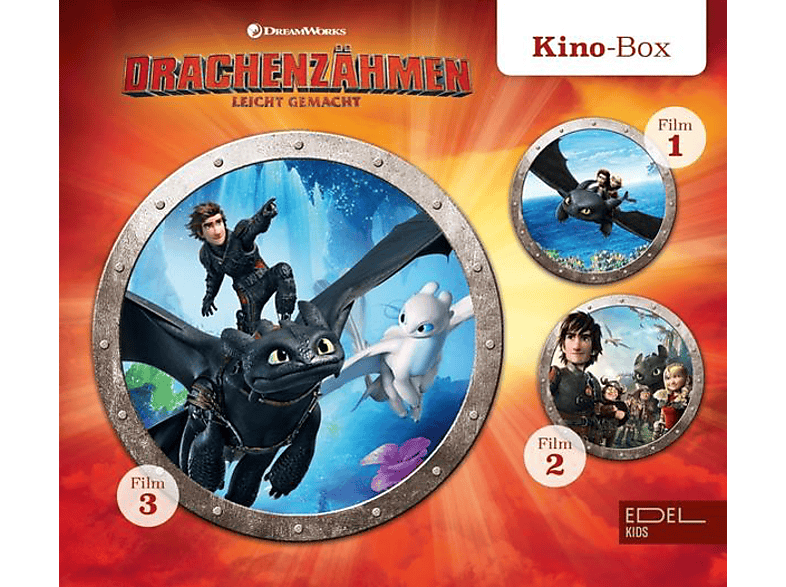 Drachenzähmen Leicht Gemacht - leicht gemacht 1-3-Kino-Box (CD) von EDELKIDS