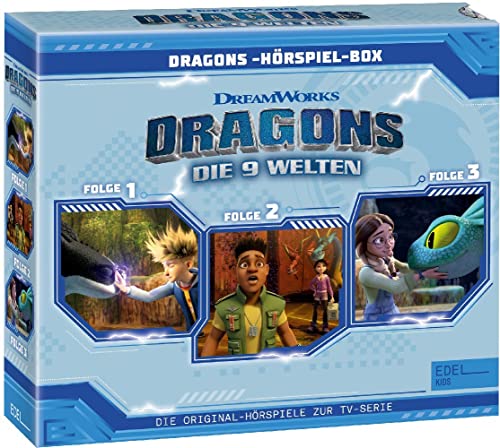 Dragons - Die 9 Welten: Die Hörspiel-Box mit den Folgen 1 - 3 - Die Original-Hörspiele zur TV-Serie von EDELKIDS