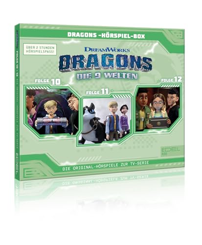 Dragons - Die 9 Welten: Die Hörspiel-Box mit den Folgen 10 - 12 - Die Original-Hörspiele zur TV-Serie von EDELKIDS