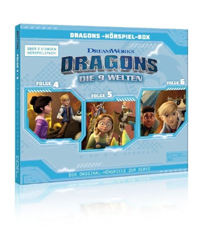 Dragons - Die 9 Welten: Die Hörspiel-Box mit den Folgen 4 - 6 - Die Original-Hörspiele zur TV-Serie von EDELKIDS