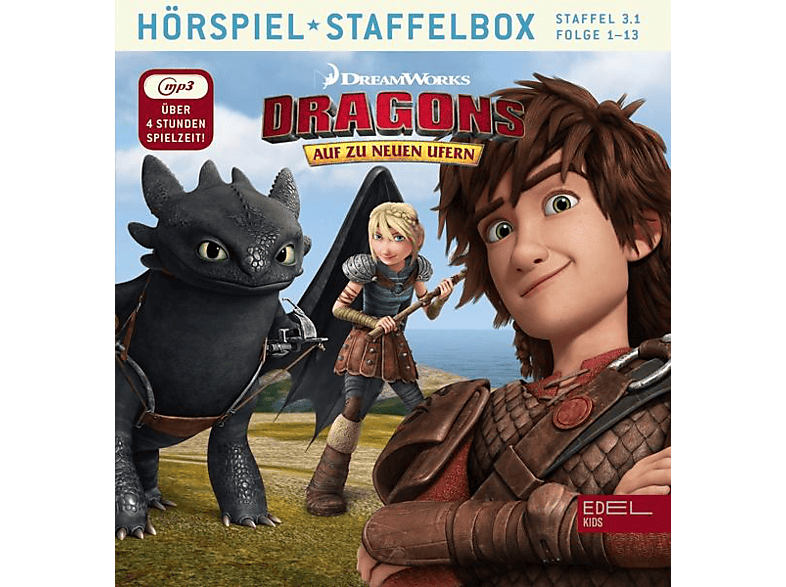 Dragons-auf Zu Neuen Ufern - Dragons Staffelbox (3.1) (CD) von EDELKIDS