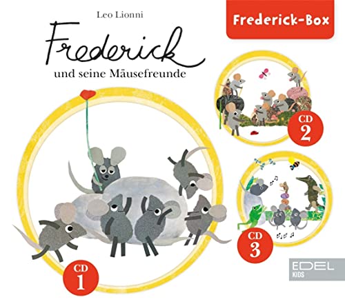 Frederick und seine Mäusefreunde - Die Frederick-Box mit Hörspielen und Liedern für Kinder - Nach den Geschichten von Leo Lionni [3 CDs] von EDELKIDS