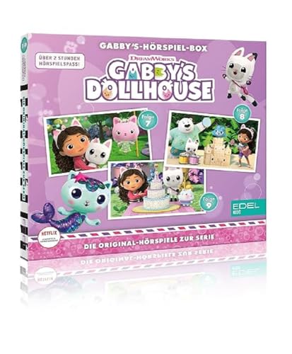 Gabby`s Dollhouse: Hörspiel-Box (Folge 7-9) - Die Original-Hörspiele zur Serie von EDELKIDS