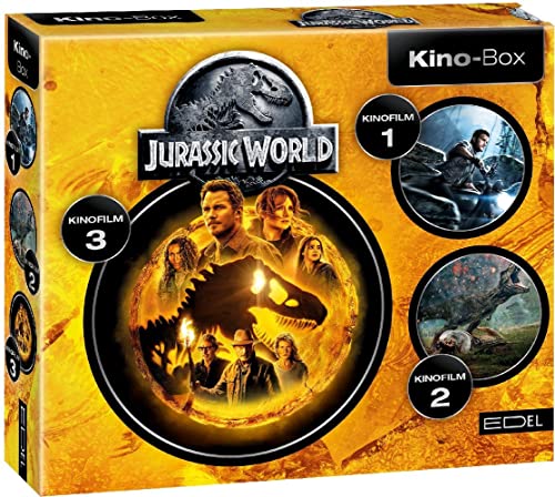 Jurassic World - Kino-Box: Die Original-Hörspiele zu den Kinofilmen 1 - 3 [3 CDs] von EDELKIDS