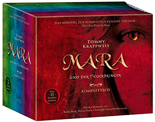 Mara und der Feuerbringer: Die komplette Hörspiel-Box zu allen drei Büchern von Tommy Krappweis (Mit den Stimmen von Lilian Prent, Rufus Beck, Christoph Maria Herbst, Esther Schweins, Gronkh uvm.) von EDELKIDS