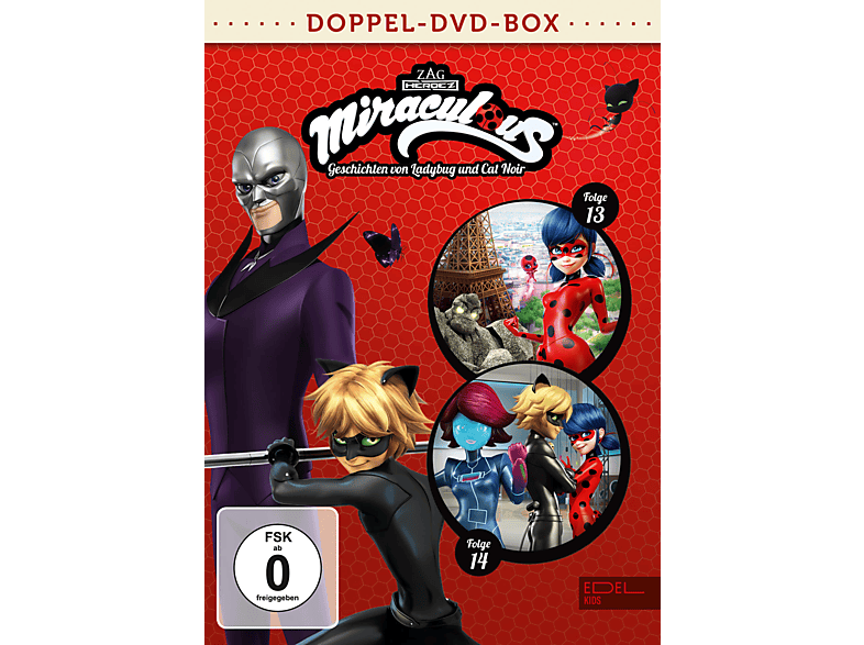 Miraculous-DVD-Doppel-Box-Folgen 13+14 DVD von EDELKIDS