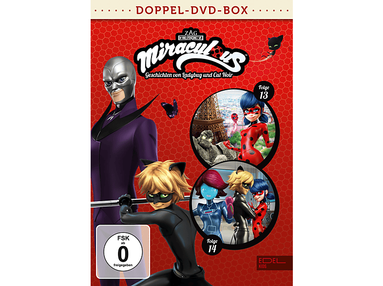 Miraculous-DVD-Doppel-Box-Folgen 13+14 DVD Miraculous-DVD-Doppel-Box-Folgen 13+14 DVD von EDELKIDS