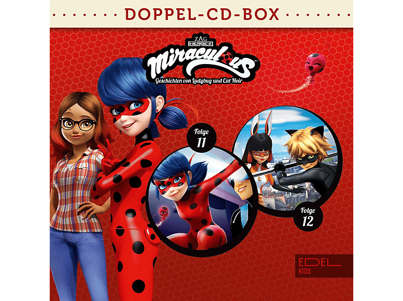 Miraculous - Miraculous-Hörspiel-Doppel-Box-Folgen 11+12 (CD) von EDELKIDS